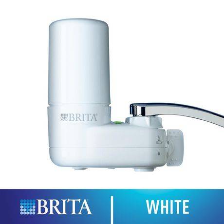 Brita Faucet Water Filter System White (the brita faucet filtration system attaches easily in minutes with no tools required.)