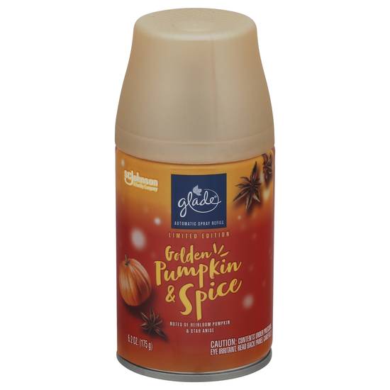 Glade Automatic Golden Pumpkin & Spice Spray Refill