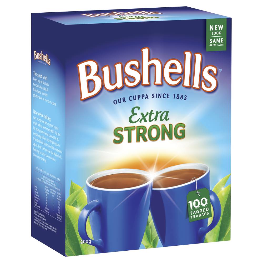 Bushells Blue Label Extra Strong Tea Bags Delivery Near Me Order