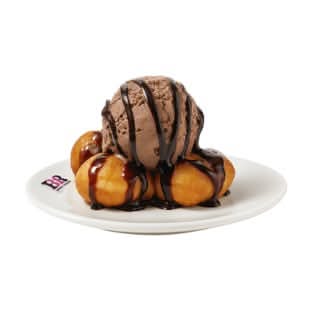 Mini Speculoos Donuts (Served with Ice-Cream)