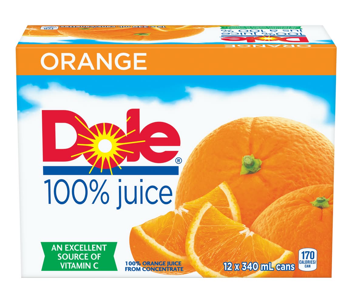 Dole Orange Juice (12 x 4.08 L)