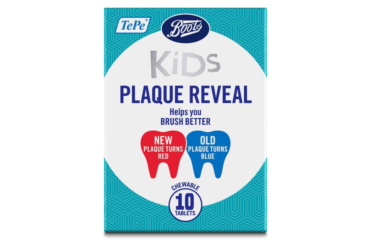 Boots Kids Plaque Reveal Tablets