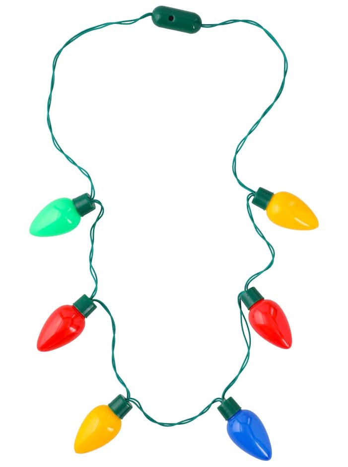 Christmas House Light Up Led Necklace