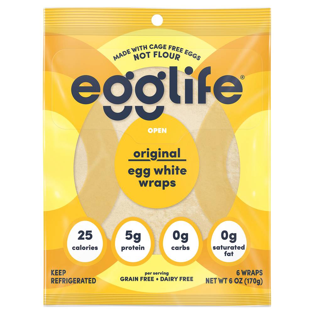 Egglife Original Egg White Wraps (6 oz, 6 ct)