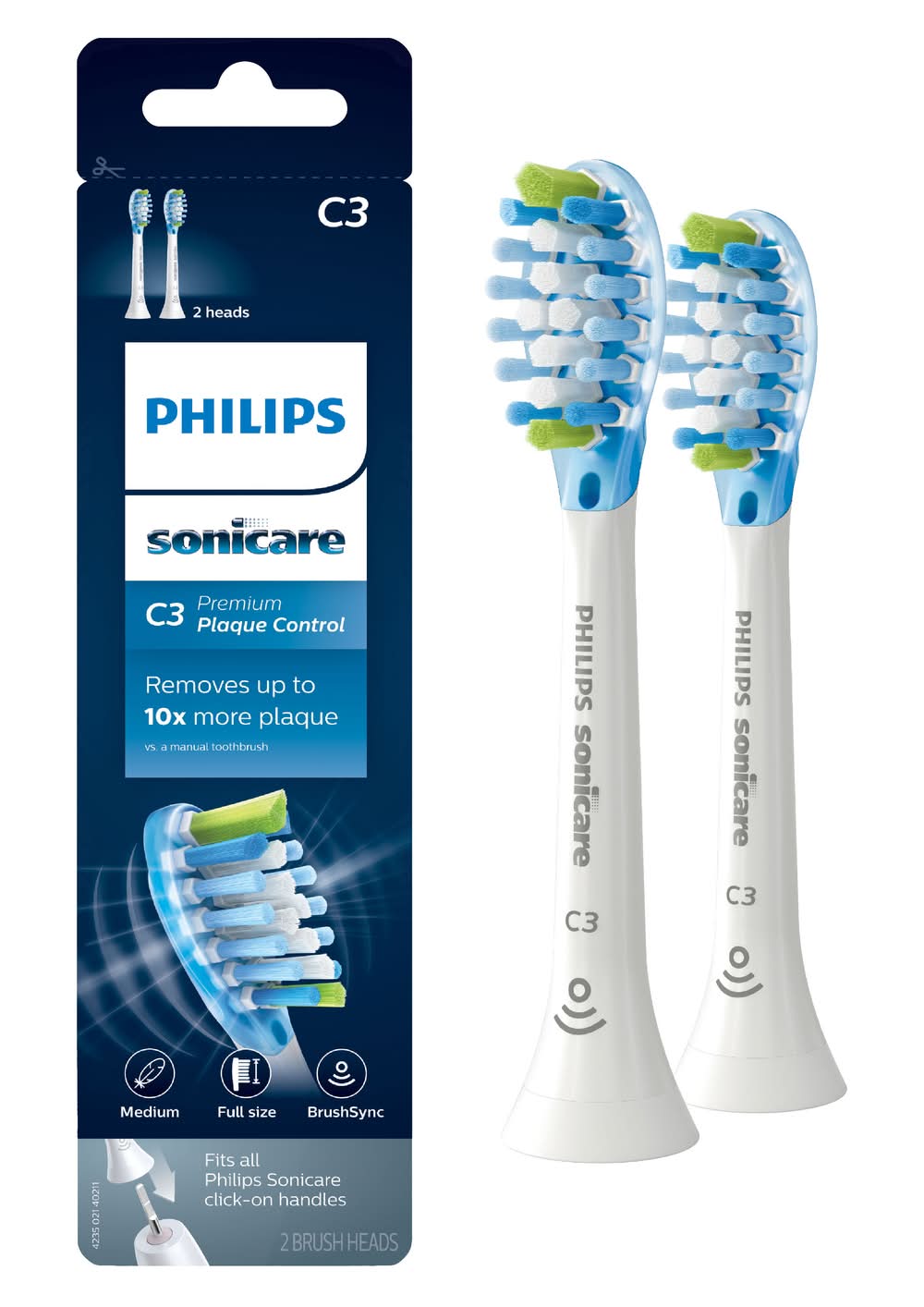 Philips Sonicare Replacement Toothbrush Heads (2 ct)