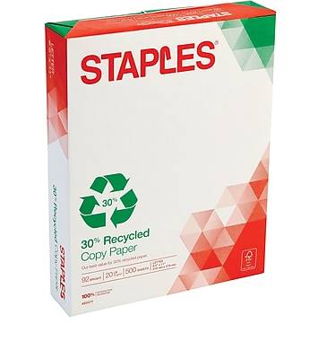 Staples Copy Paper Sheets (8.5 * 11)