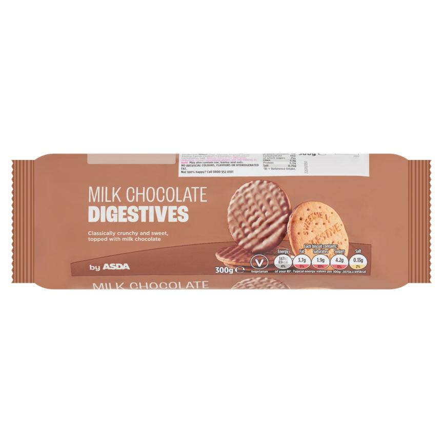 Asda Milk Chocolate Digestives 300g