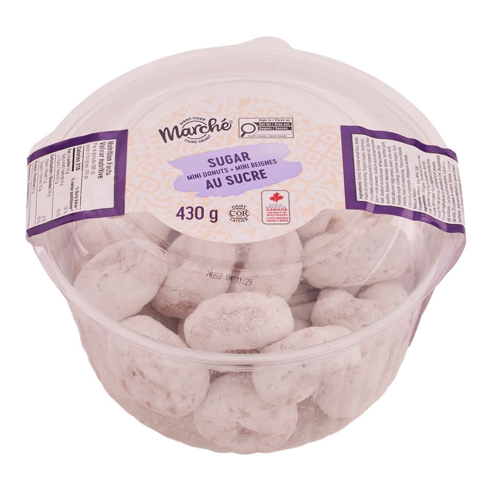 Giant Tiger Marché Sugar Mini Donuts (430 g)