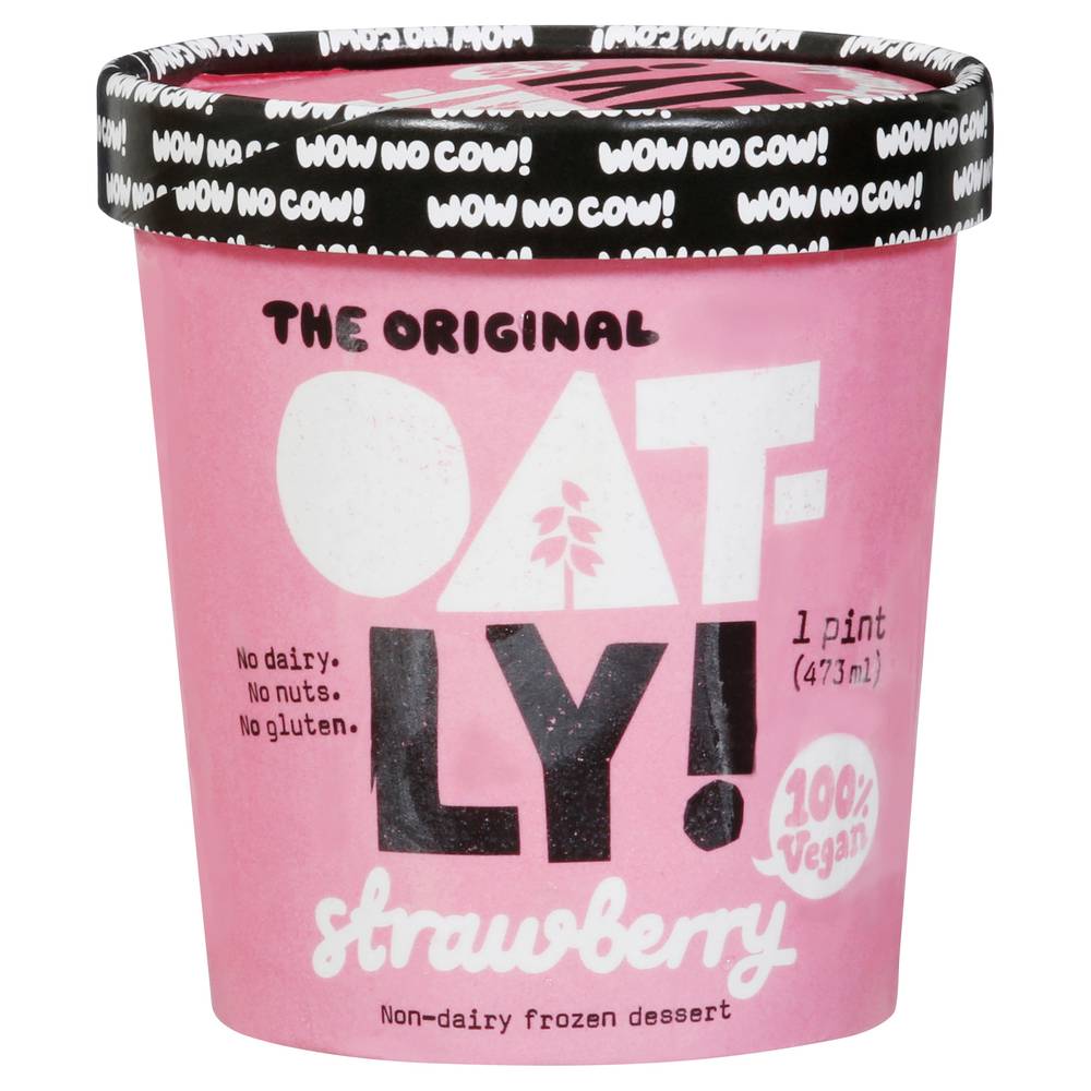 Oatly! Non Dairy Frozen Dessert, Strawberry (473 ml)