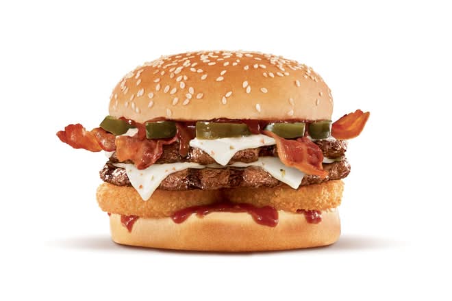 Double Spicy Western Bacon Cheeseburger