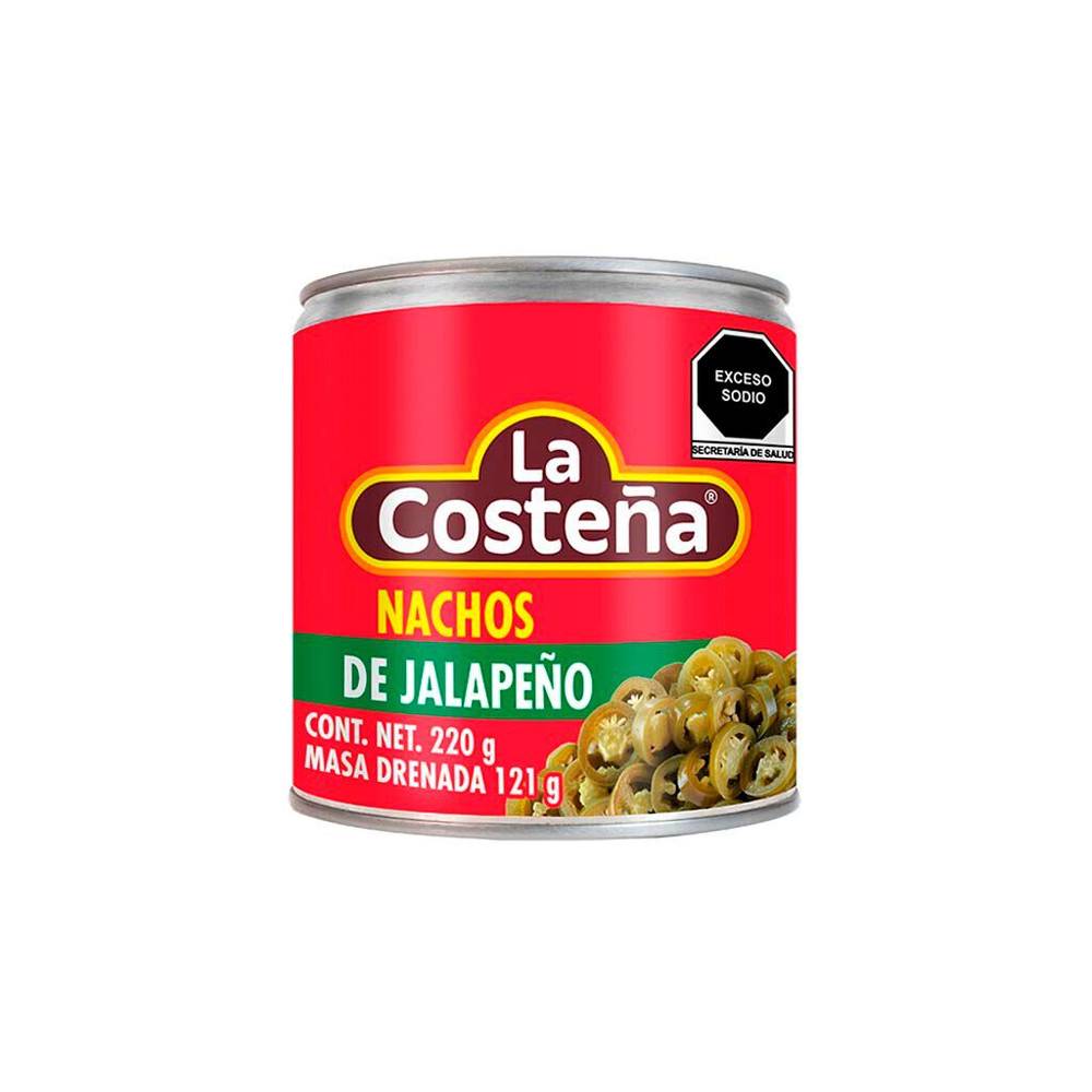 La costeña chiles nachos de jalapeño (220 g)