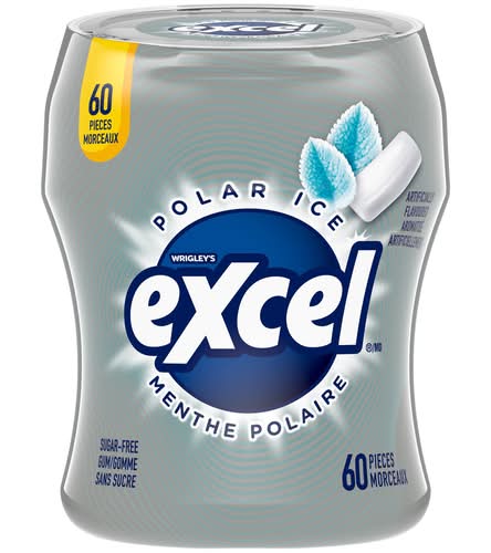Excel gomme à mâcher sans sucre - sugar-free chewing gum (menthe polaire)