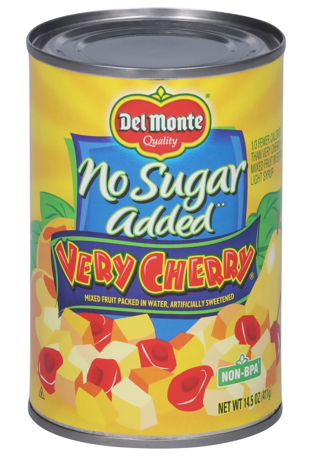 Del Monte Very Cherry No Sugar Added Mixed Fruit (14.5 oz)
