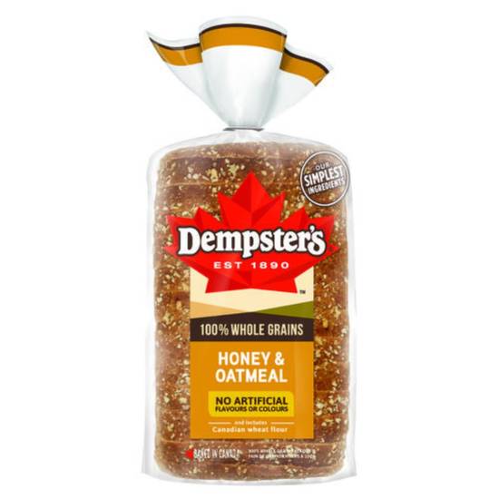 Dempster's Whole Grains Honey & Oatmeal Bread (600 g)