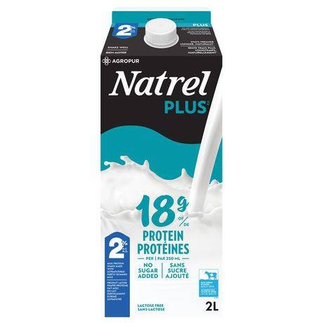 Natrel plus lait protéiné 2% - natrel plus 2% milk with protein (2 l)