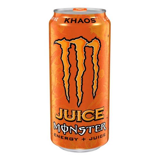 Energizante Monster Lata 500ml Khaos Naranja