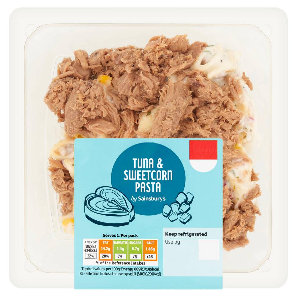 Sainsbury's Tuna & Sweetcorn Pasta 300g