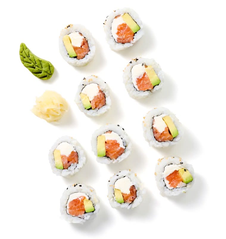 Smoked Salmon Sushi Roll
