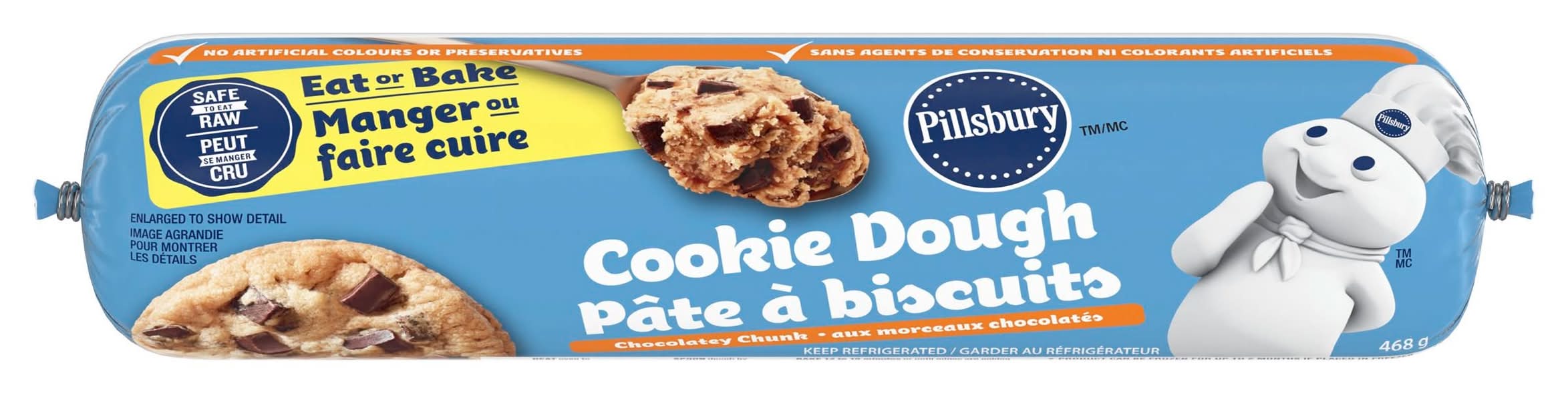 Pillsbury pâte à biscuits - cookie dough (morceaux chocolatés)