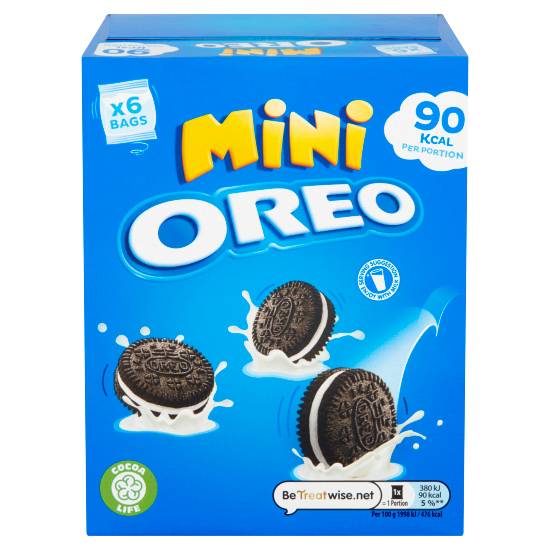 Oreo Mini Sandwich Biscuits Snack packs (chocolate, vanilla)