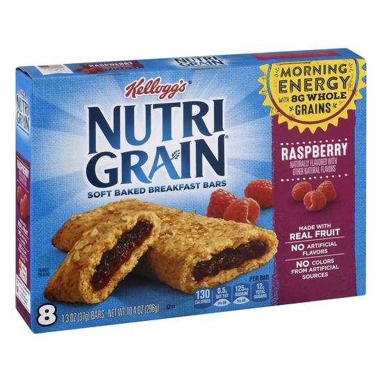 Nutri Grain Kellogg's Soft Baked Breakfast Bars (8 ct) (raspberry)