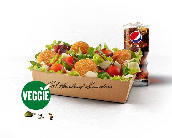 MENU SALADE CAESAR VEGGIE PARMIGIANO REGGIANO AOP