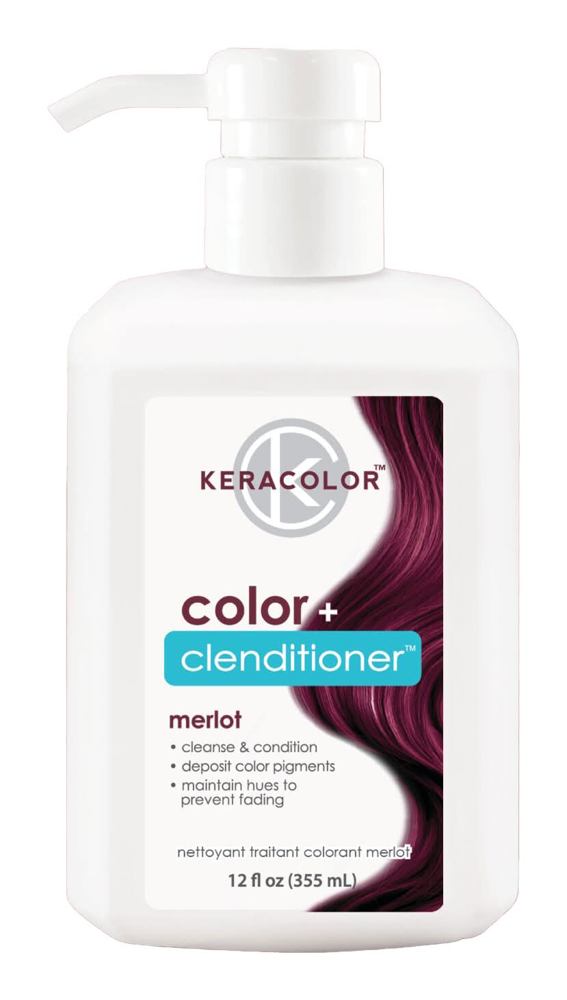 Keracolor Hair Color Clenditioner, Merlot (12 fl oz)