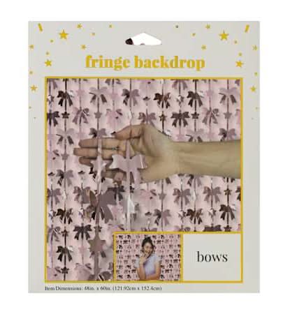 Bow Fringe Backdrops Bows