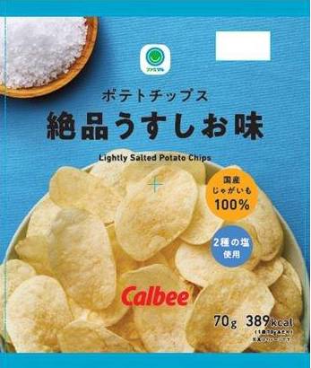 日本全家加樂比海鹽洋芋片