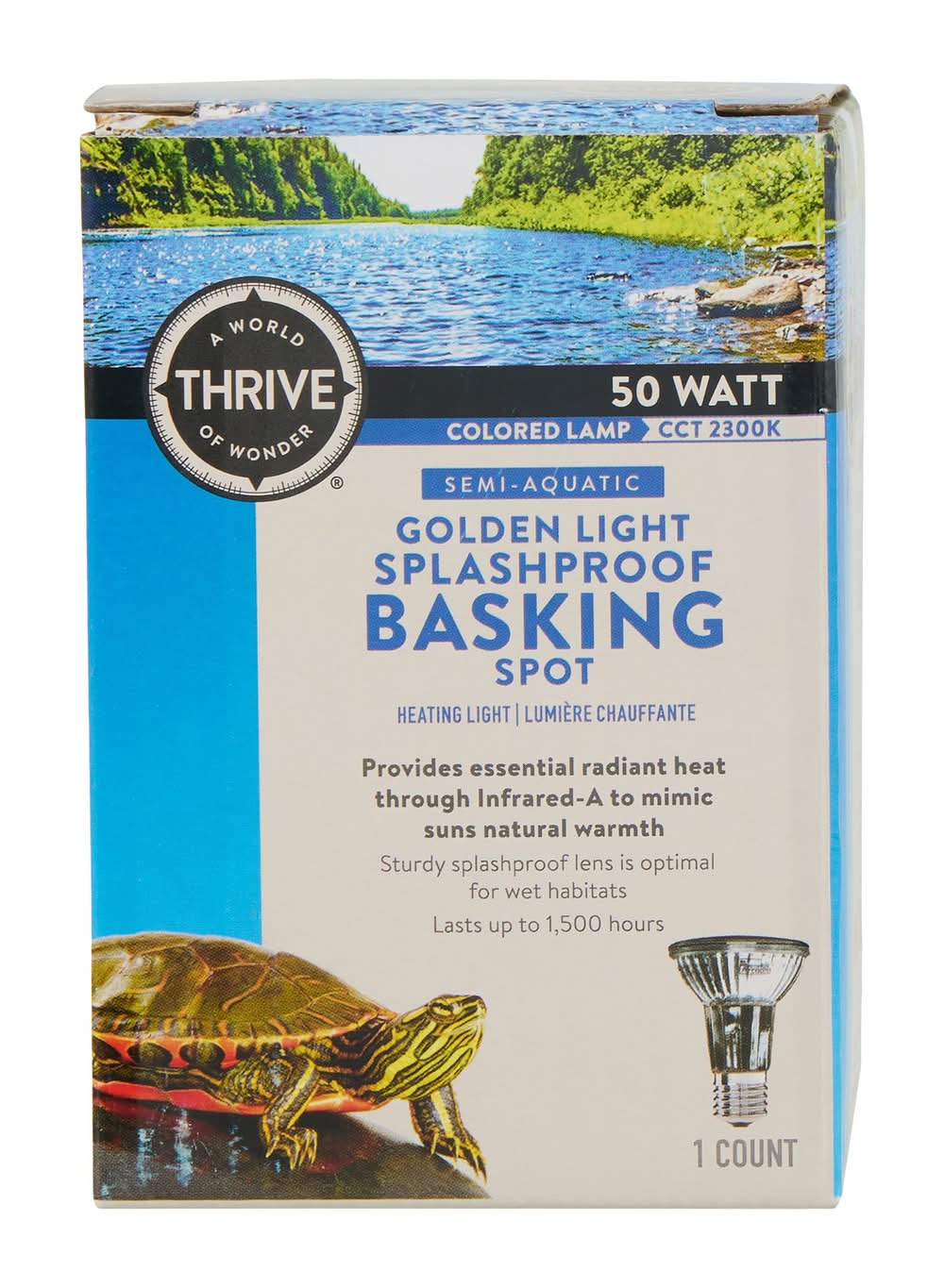 Thrive® Golden Light Splashproof Basking Spot (Size: 50W)