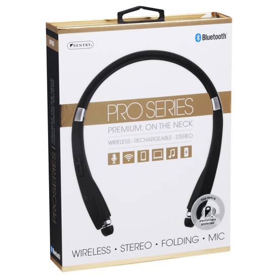 Sentry Pro Series Premium: on the Neck Bluetooth Headphones
