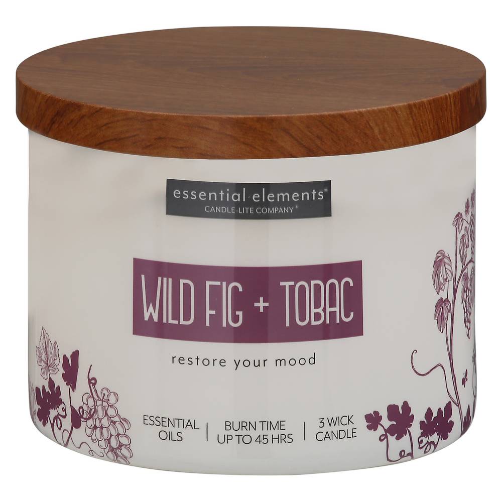 Essential Elements Wild Fig + Tobac Candle (1 candle)