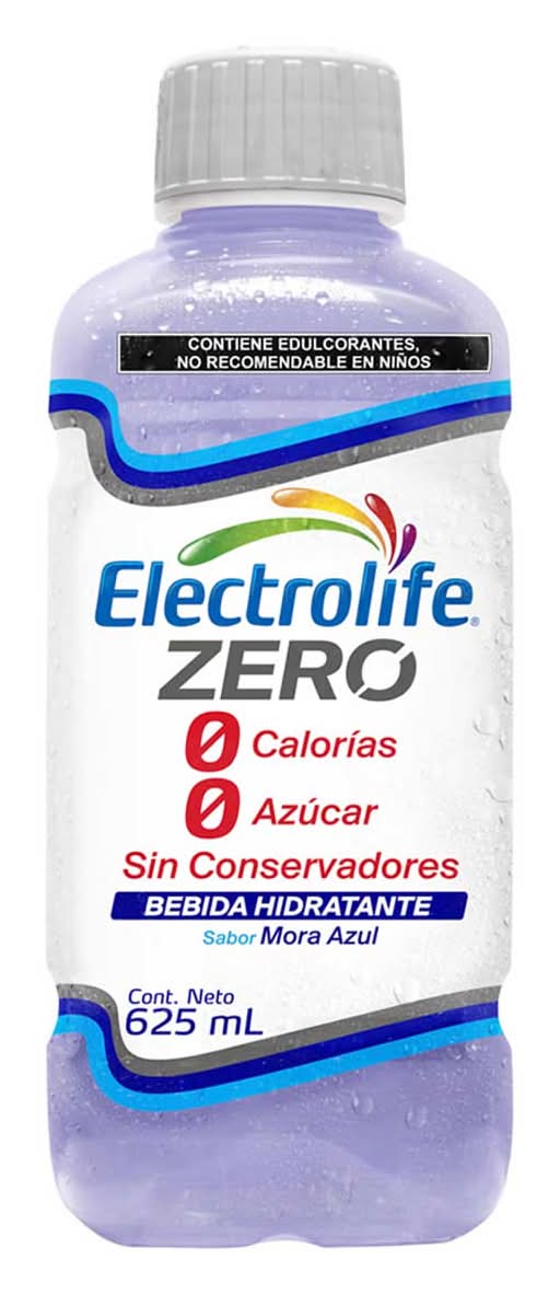 Electrolife · Zero bebida hidratante, mora azul (625 ml)