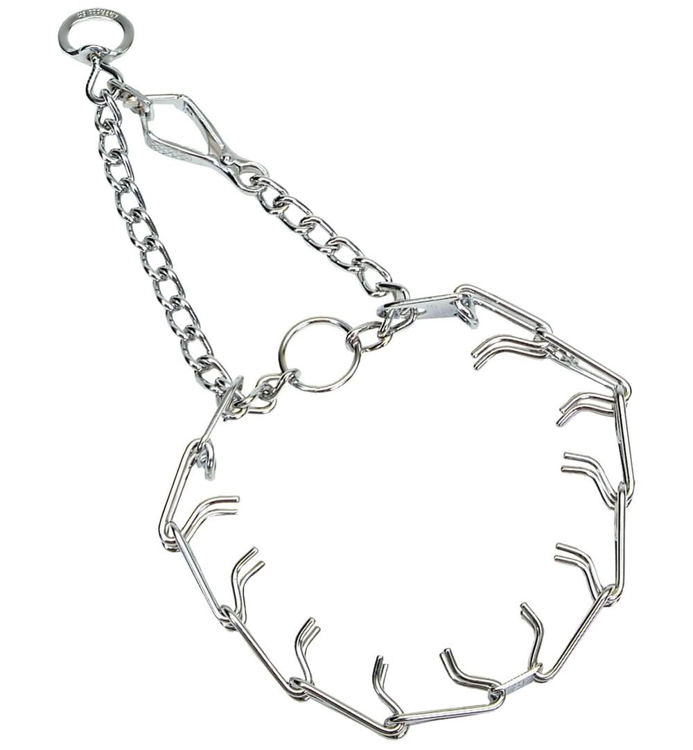 Herm Sprenger Ultra-Plus Prong with Latch Training Dog Collar, 14 in