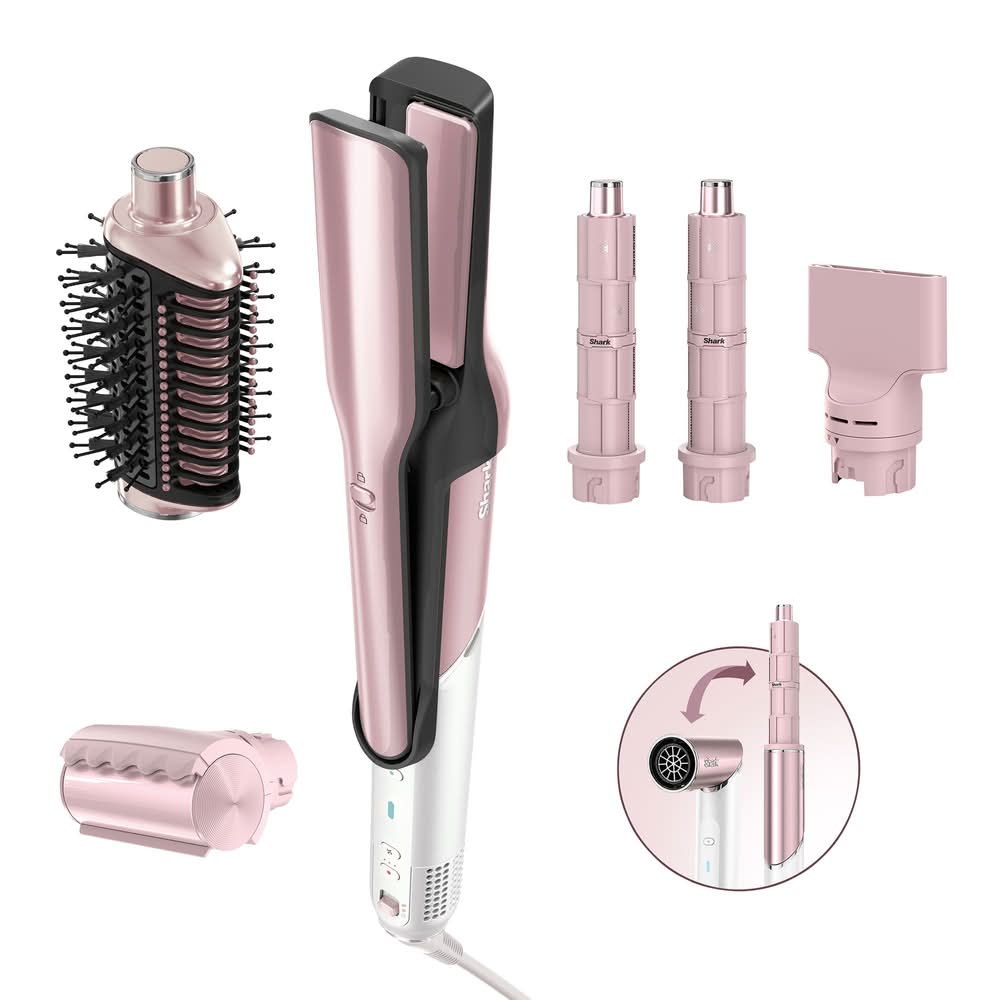 Shark Beauty Shark Glam™ Ceramic & Powerful Air Styling & Drying System Pink