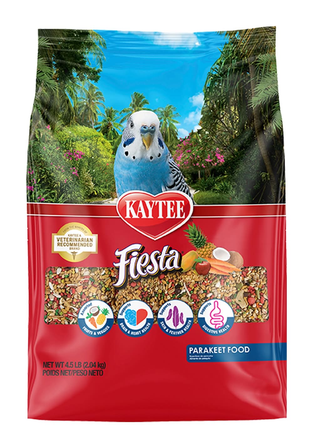 KAYTEE® Fiesta Max Parakeet Food (Color: Assorted, Size: 4.5 Lb)