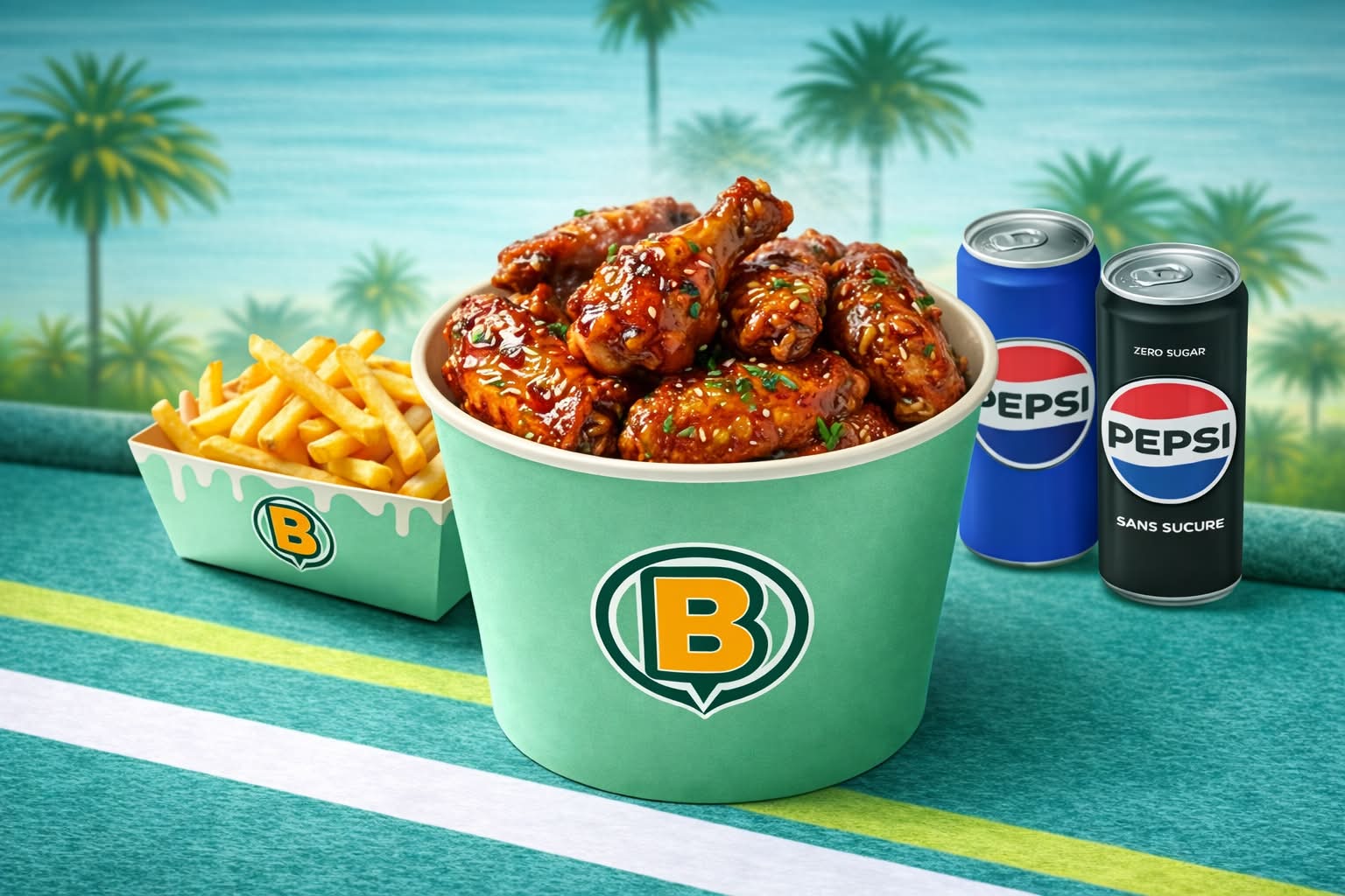 Menu Bucket Wings