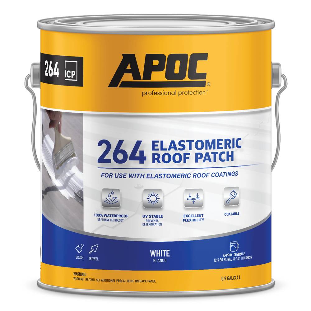 APOC 264 0.9-Gallon Fibered Waterproof Elastomeric Roof Sealant | AP-2641