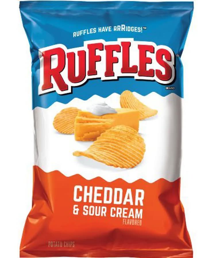 Ruffles Cheddar and Sour Cream Potato Chips