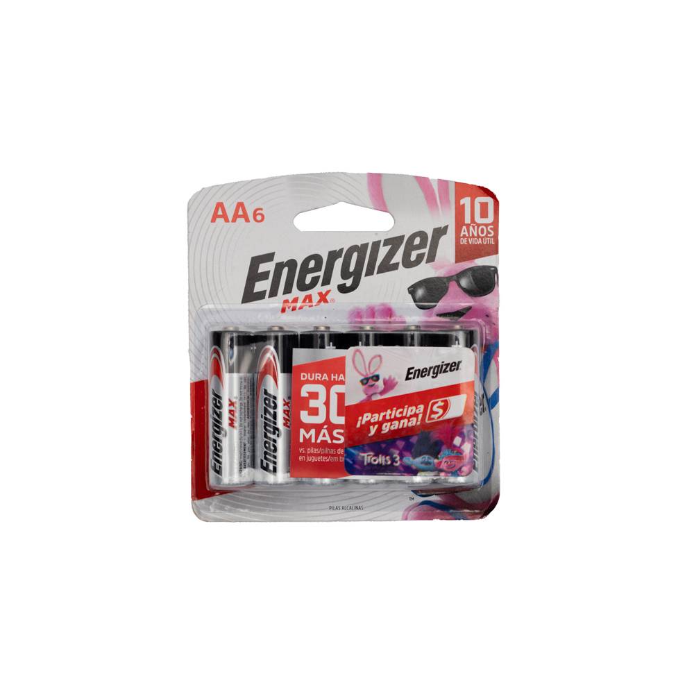 Energizer pila alcalina max aa