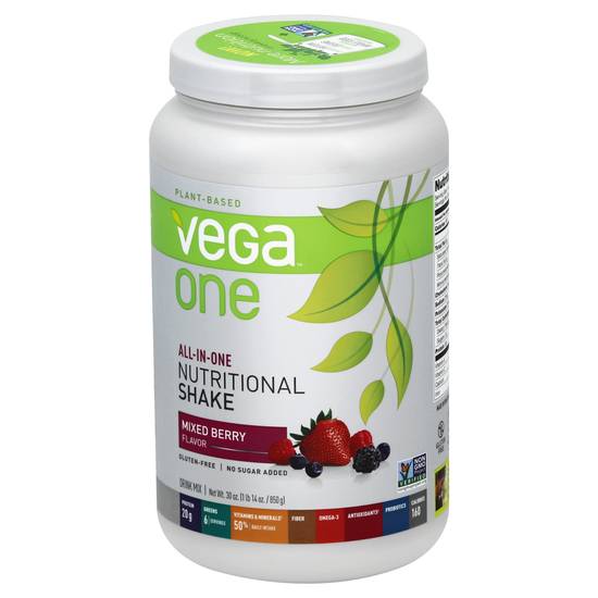 Vega One Mixed Berry Flavor Nutritional Shake (30 oz)