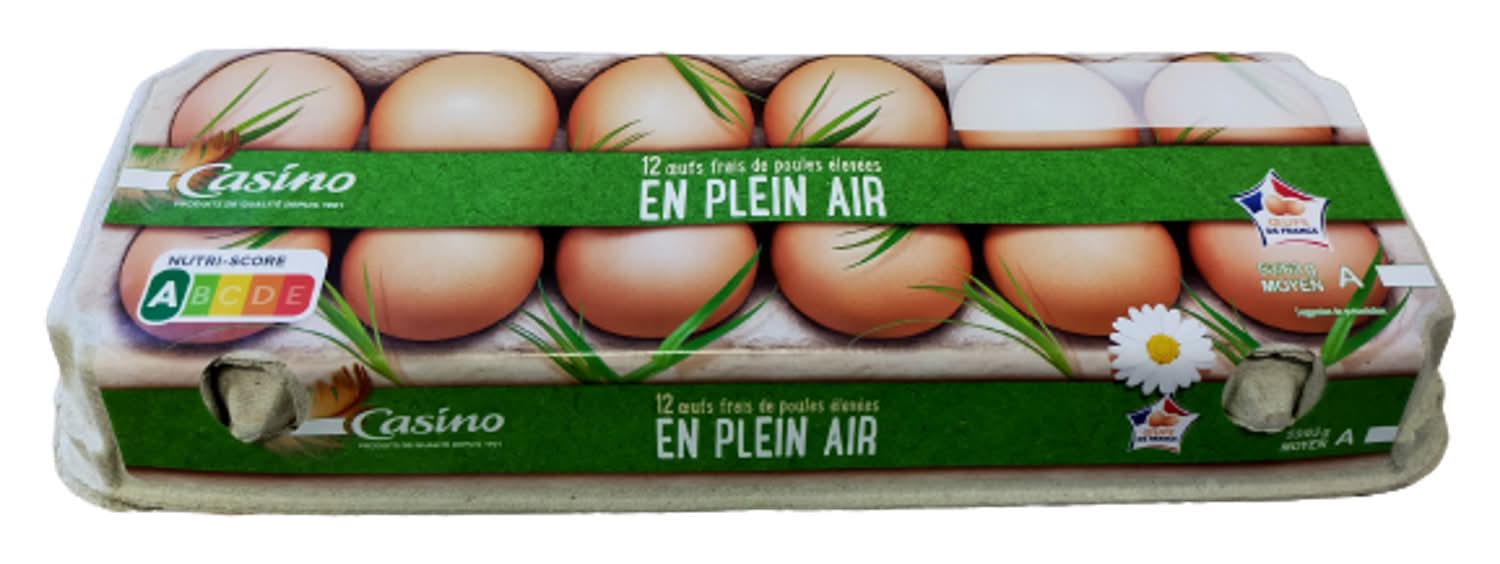 Casino - Œufs frais de poules élevées en plein air