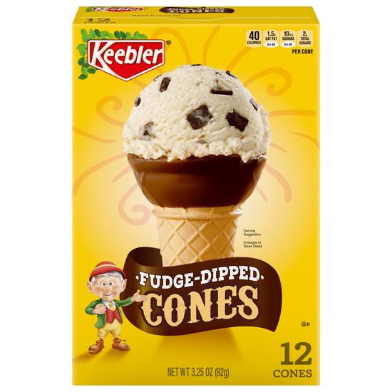 Keebler Fudge Dipped Cone (6 ct)