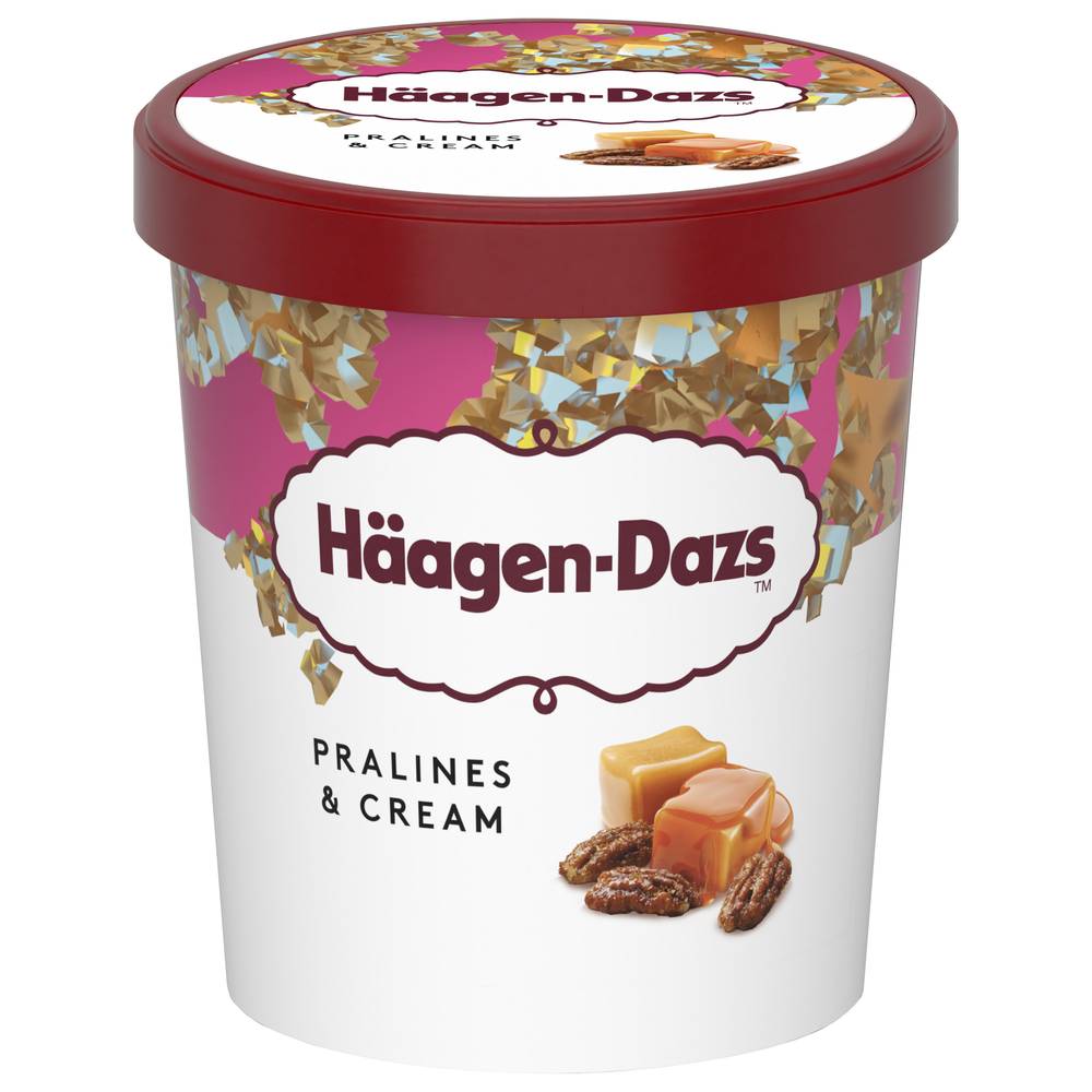 Häagen-Dazs - Crème glacée, pralines-cream (400g)