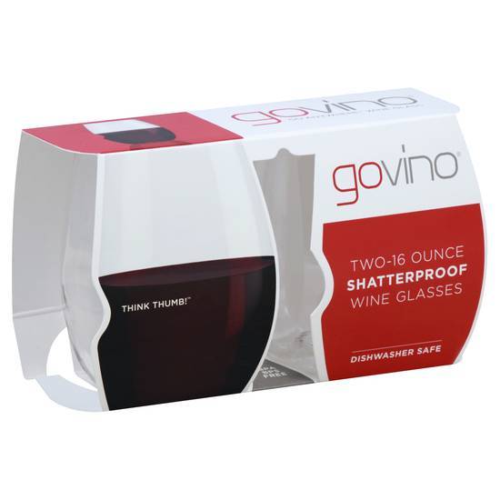 Govino Red Wine Glass (2x 16oz counts)