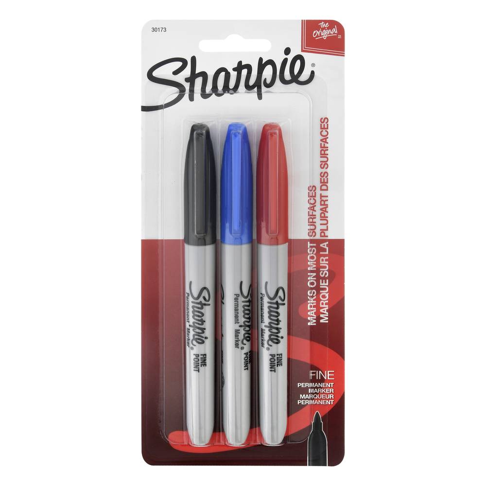 Sharpie Fine Permanent Marker (3 ct)