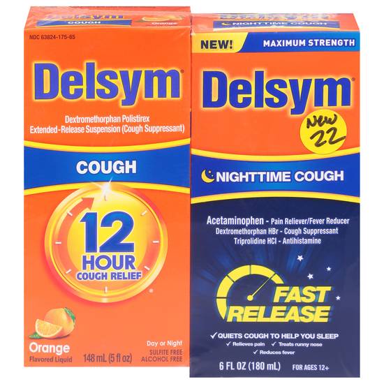 Delsym Day or Night Cough/Nighttime Cough