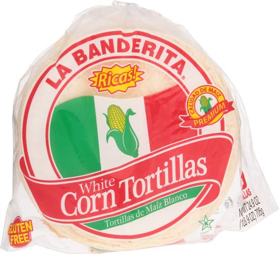 La Banderita White Corn Tortillas (30 ct)