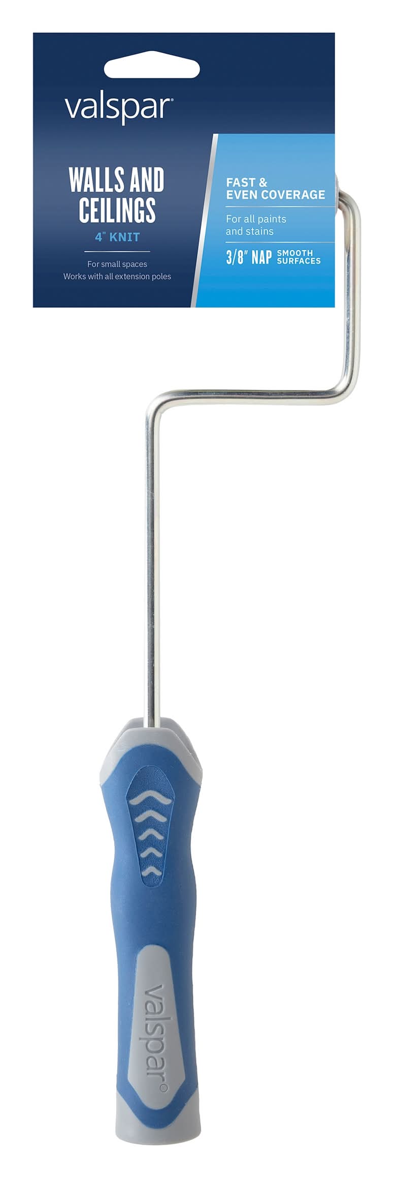 Valspar 4-in x 3/8-in Nap Walls and Ceilings Smooth Mini Knit Paint Roller Cover