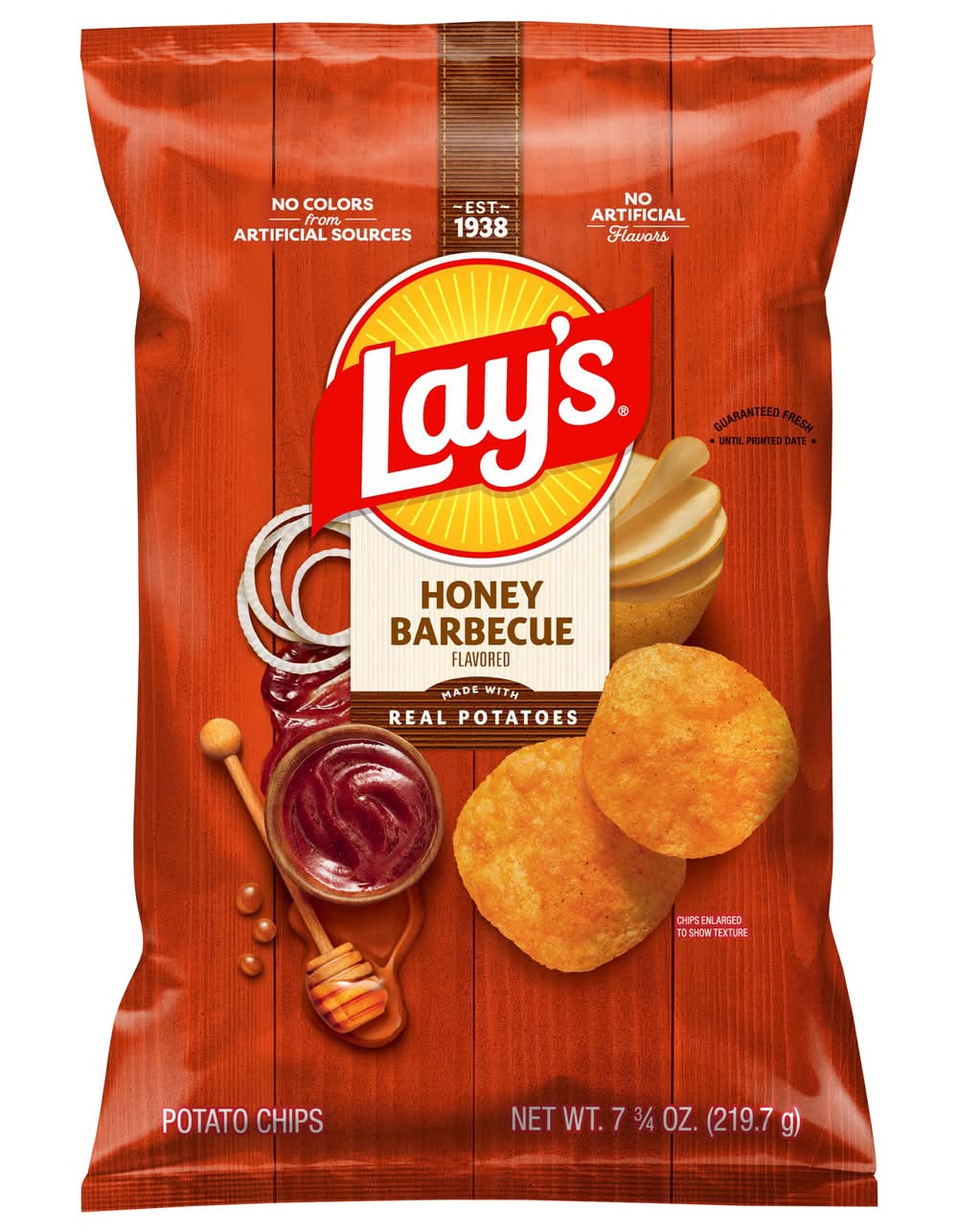 Lay's Potato Chips, Honey Barbecue (7.75 oz)
